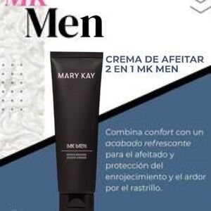 MARY KAY MKMen 2-In-1 Shave Cream 4.5 Oz Moisturizing Cooling Razor Glide NEW